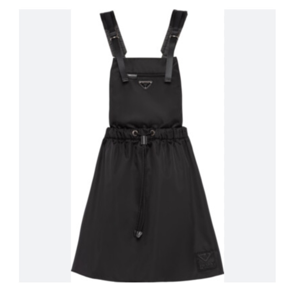 PRADA Logo Mini Nylon Dress Renylon - Picture 4 of 13